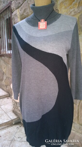 Yessica knitted dress-tunic-maxi sweater is pleasant to wear, soft and warm