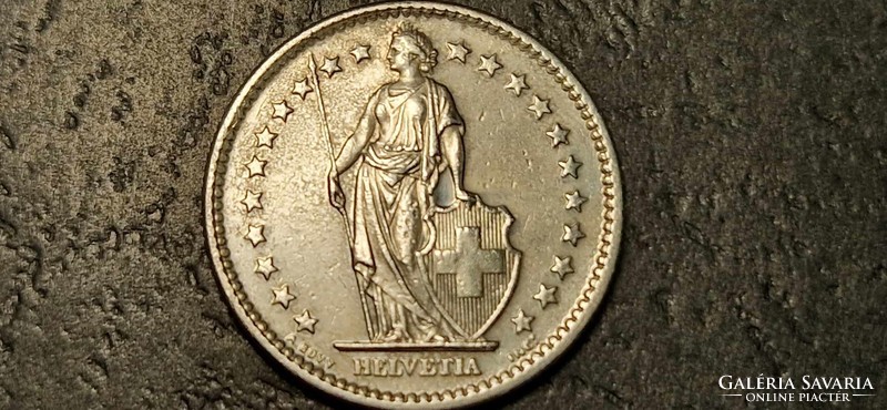 Switzerland 2 francs, 1974.
