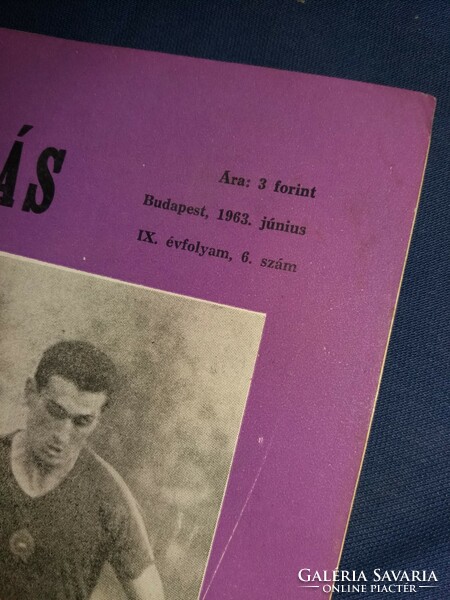 1963. június LABDARÚGÁS magyar labdarúgó újság magazin a képek szerint