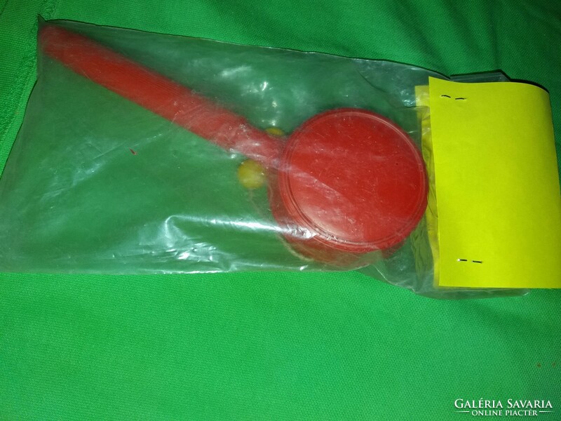 Retro traffic goods bazaar goods packaged unopened toy drum castanets with handles as shown in the pictures