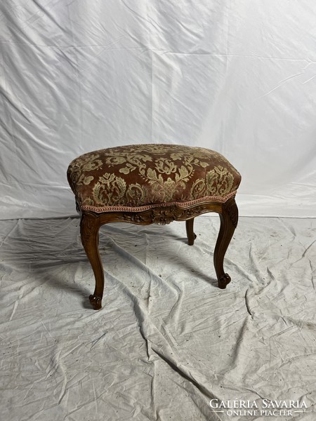 Antique neo-baroque footstool