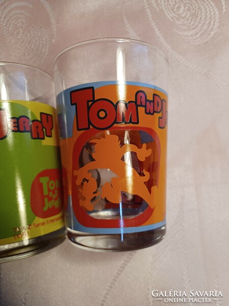 Tom and Jerry üveg pohár párban