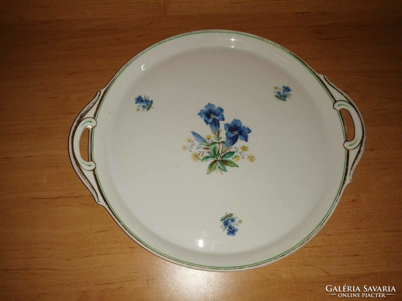 Krautheim Selb Bavarian porcelain gentian serving tray, table center - 29*32.5 cm (6p)