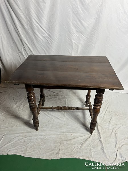 Antique pewter dining table