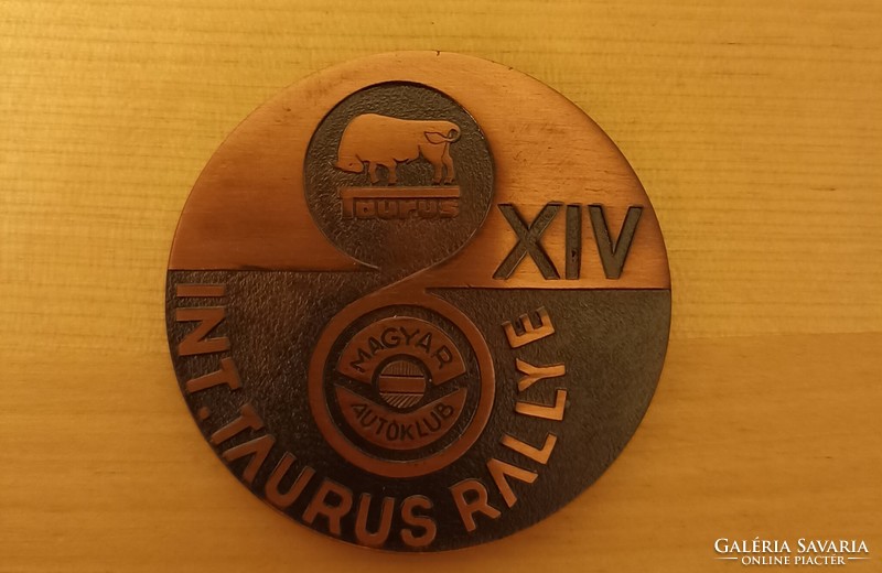 xiv. International taurus rally commemorative medal