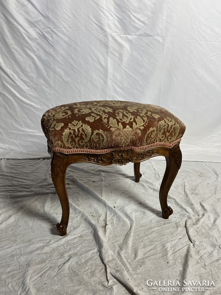 Antique neo-baroque footstool