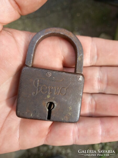 Antique padlock from 1950.