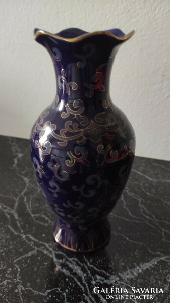 Kínai porcelán váza - kézzel festett hibátlan 20 cm