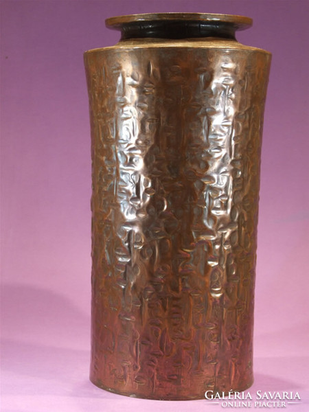 László Dömötör copper vase (070806)
