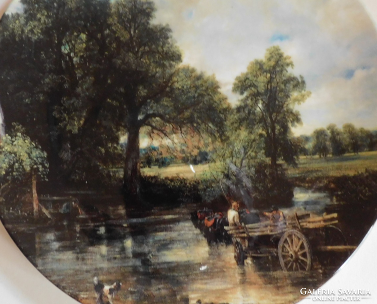 Royal doulton rural viable plate - the hay cart - 21 cm