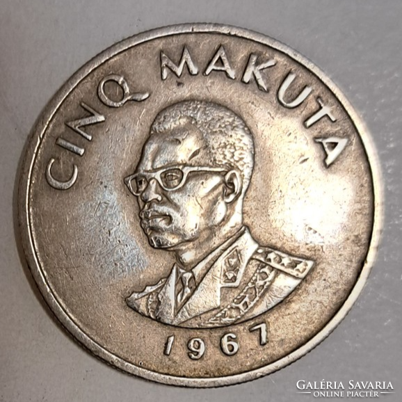 1967. Kongo 5 Makuta (825)