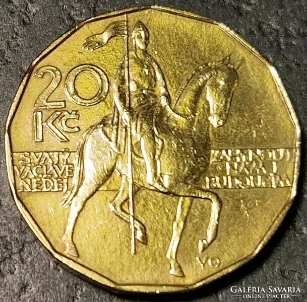 Cseh Köztársaság 20 korona, 1993.