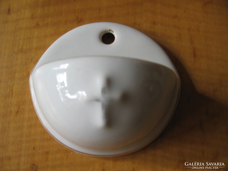 White porcelain holy water container 406 rk