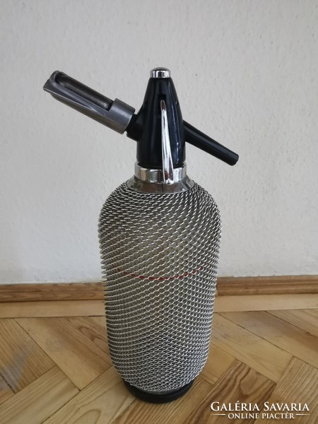Siphon | retro mesh large soda bottle | 35.5*12 cm