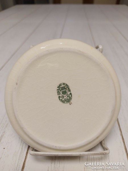 Zsolnay butterfly pattern porcelain ashtray