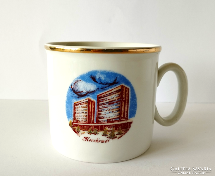 Retro Zsolnay Kecskemét urban mug, cup
