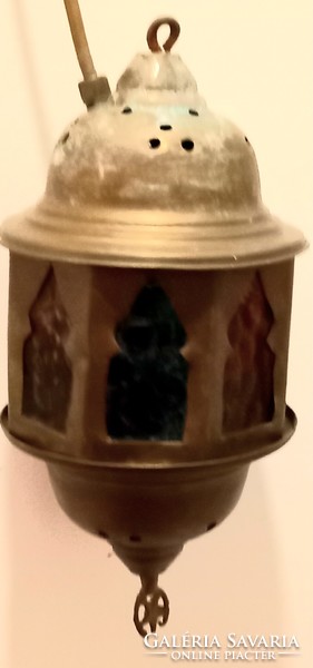 Antik marokkói réz lámpa ALKUDHATÓ  design