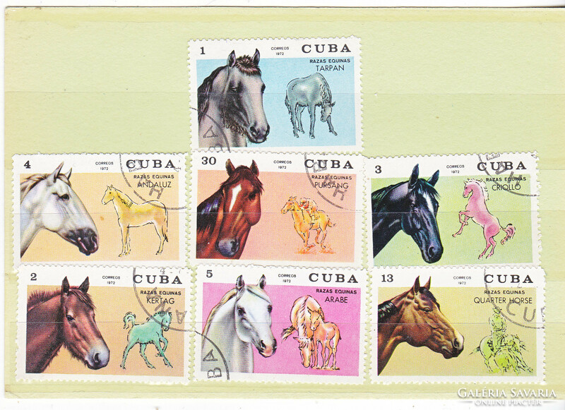 Cuba commemorative stamps full-set 1972