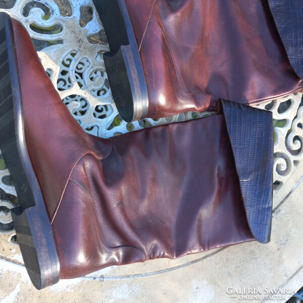 Donna carolina leather boots size 39.5