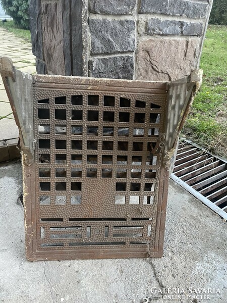 Antique fireplace grate / shutter from the early 1900s