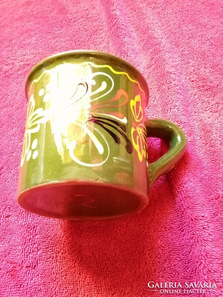 Folk ceramic cup