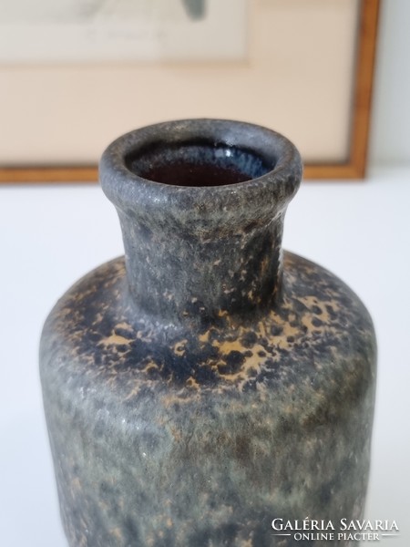 Vintage kézműves kerámia váza
