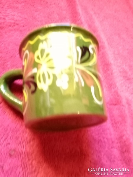 Folk ceramic cup