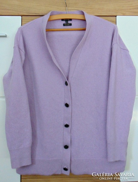 Elegant women's wool cardigan, 95% wool + 5% cashmere, m / l