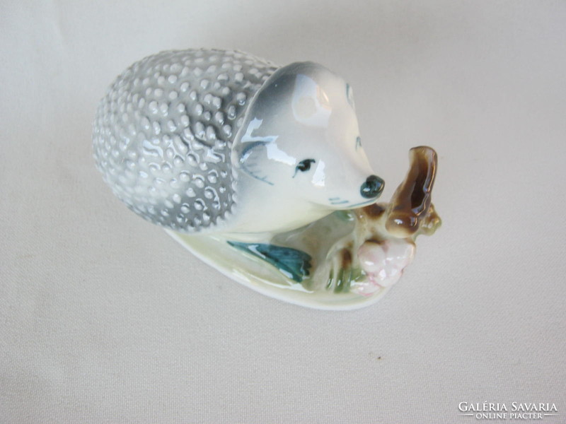 Retro ... Zsolnay porcelain figurine nipp hedgehog hedgehog