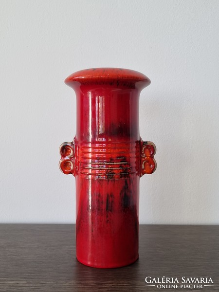 Ruscha ceramic vase - rare shape and color