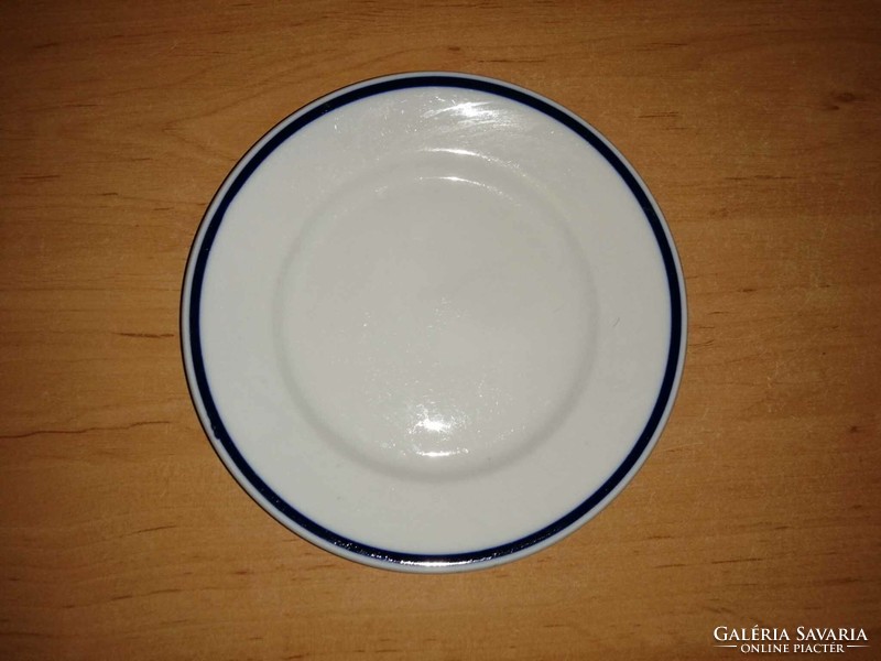 Zsolnay porcelán kék szélű kistányér 18,5 cm (2p-3)