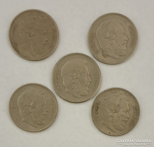 1967. 5 Forint Kossuth, 5 darab egyben (8)