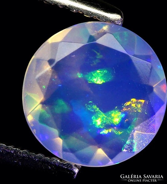 Genuine rainbow opal cut from Ethiopia 8mm