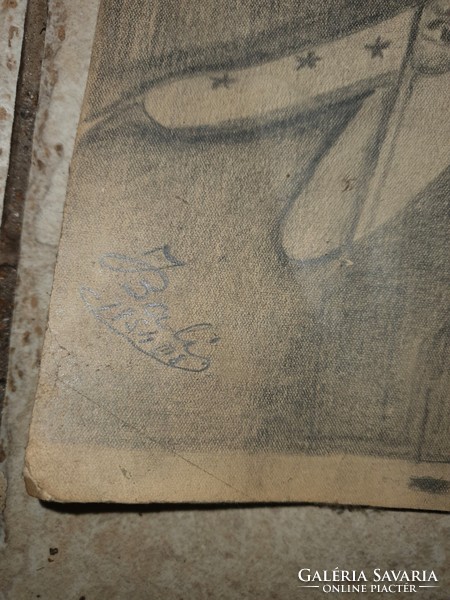 Sztálin grafitkép