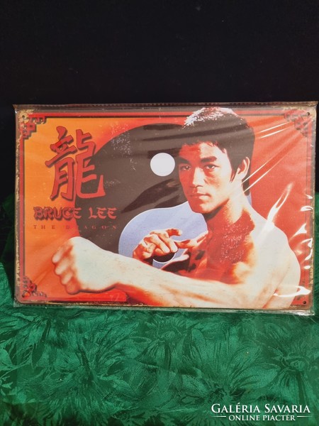 Bruce Lee  Vintage fém tábla ÚJ! (93)