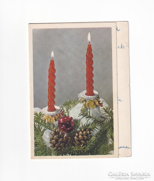 K:014 Karácsony képeslap (kihajtható)