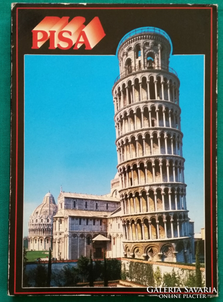Olaszország, Pisa leporelló, képeslap, füzet