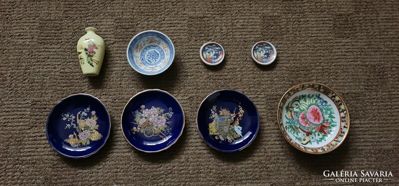 Small plate, Chinese small plate, Chinese motif plate, Chinese motif, small vase, Chinese vase, porcelain