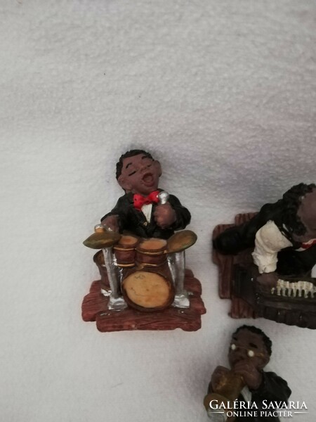 Negro band ornaments, retro shelf decoration