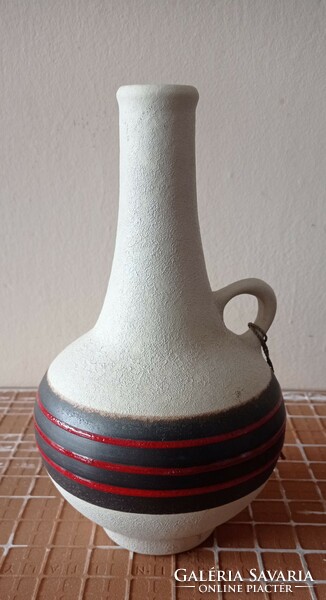 Jasba Fat Lava kerámia váza, 1960-as évek