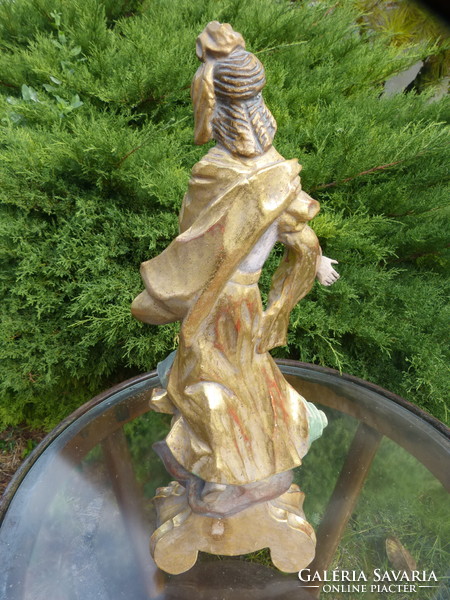 53 Cm. Mary Magdalene statue / wood.