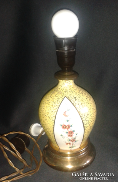 Vintage porcelán asztali lámpatest Kerámia Iparművész KSZ jelzéssel ( M:  30 cm )