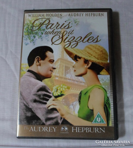 Audrey Hepburn-film: Paris when it sizzles; 1963 (A lány, aki ellopta az Eiffel-tornyot; DVD)