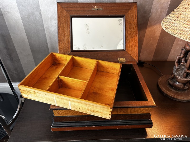 Antique jewelry box, Biedermeier