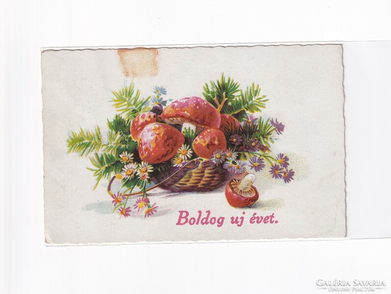 K:125 BÚÉK - Újév antik képeslap