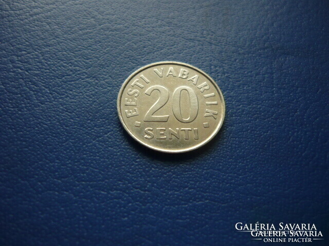Estonia 20 cents 2004 lion! Cu-ni!