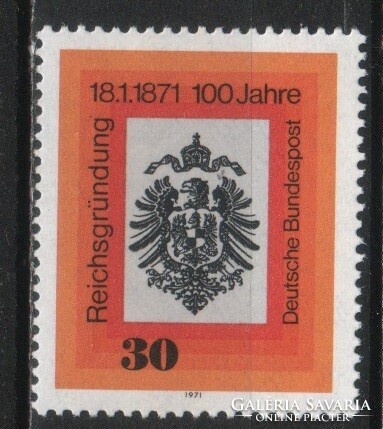 Postatiszta Bundes 1757    Mi 658      1,80 Euró