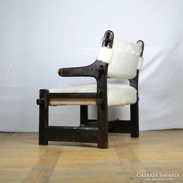 Brutalist retro armchair mid-century armchair [price/piece]
