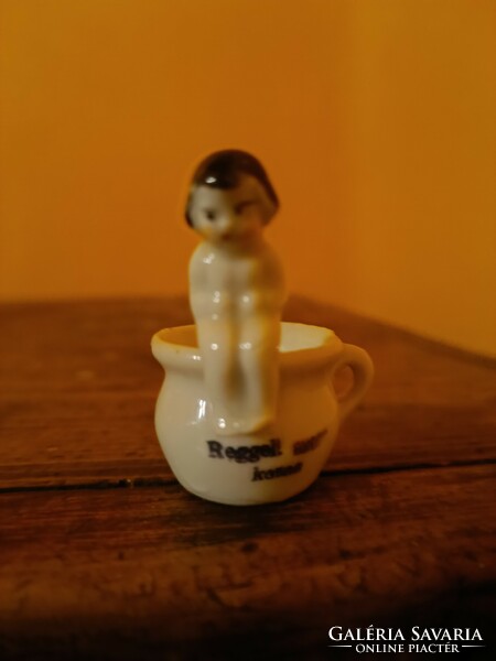 Bilis baba mini porcelán (Ritka)