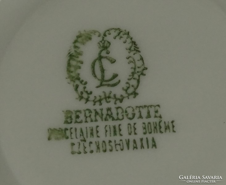 1P290 Régi cseh Bernadotte porcelán kávéskészlet